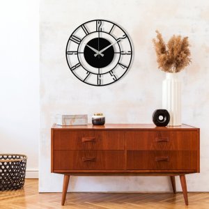 Dekorativní kovové nástěnné hodiny Enzoclock - S011