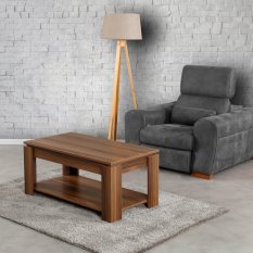 Konferenční stolek Shelf - Walnut