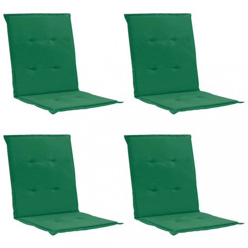 Voděodolné podušky na zahradní židle 4 ks Dekorhome - BAREVNÁ VARIANTA: Zelená
