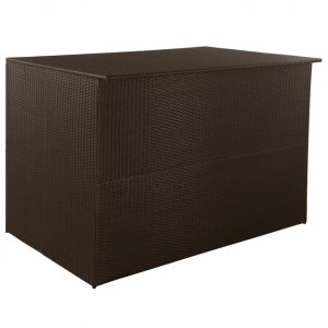 vidaXL Venkovní úložný box z polyratanu 150 x 100 x 100 cm hnědý