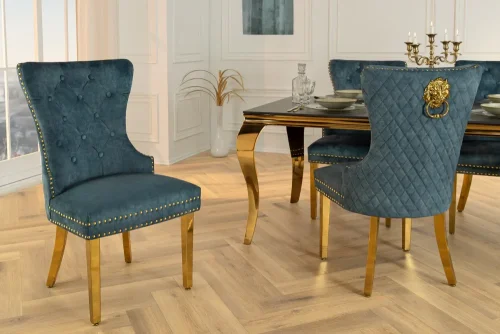Chesterfield jedálenská stolička 2 ks FRIXON LION Dekorhome