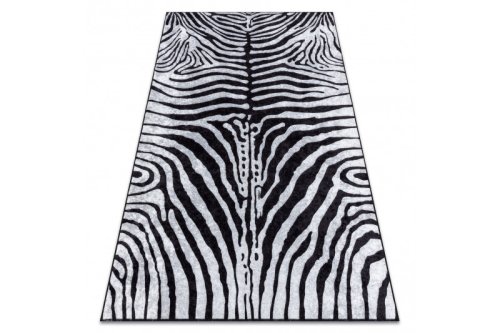 Kusový koberec Miro 51331.803 Zebra black / white 80x150 cm