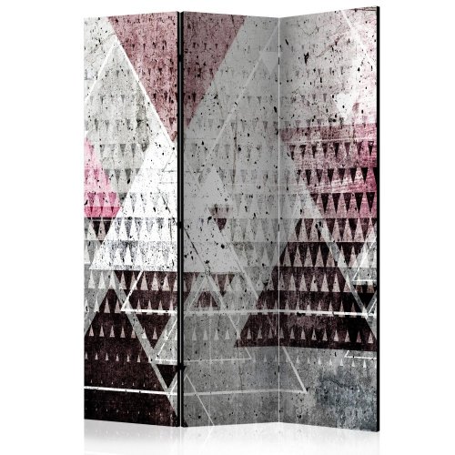 Paraván Triangles Dekorhome - ROZMER: 135x172 cm (3-dielny)