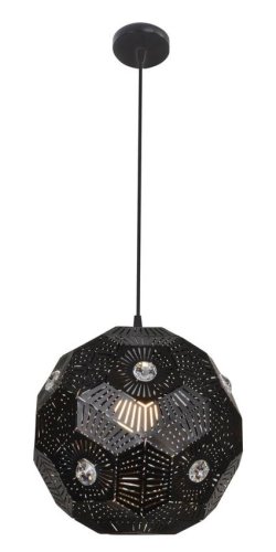 Závesná stropná lampa 1X40W E27 čierna EUPHORIA