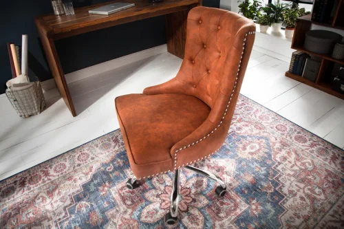 Chesterfield kancelářské křeslo KELEOS Dekorhome