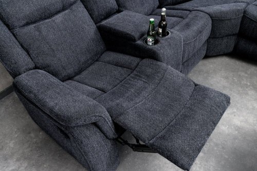Päťmiestna polohovacia TV pohovka KYKLOP Dekorhome