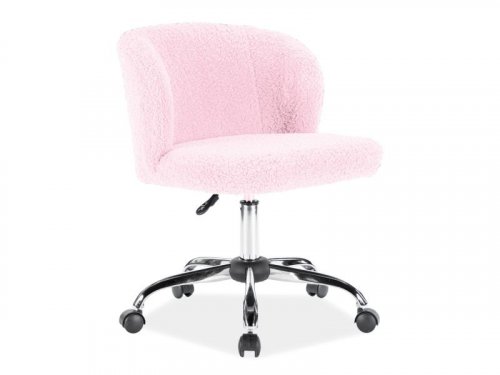 Kancelářská židle DOLLY - BAREVNÁ VARIANTA: Světle růžová