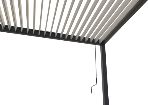 Bioklimatická pergola INTRO NEO 4x3 m volně stojící
