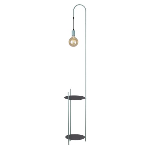 Čierno-zelená stojaca lampa Walk