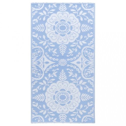 Venkovní koberec PP modrá Dekorhome - ROZMĚR: 80x150 cm