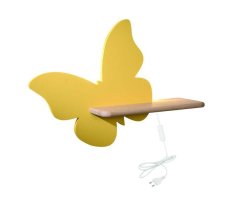 Dětská nástěnná lampička BUTTERFLY LED