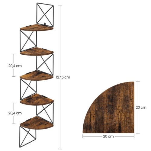 Rohová polica ABP-E1051