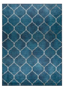 Kusový koberec ANDRE Maroccan trellis 1181 blue 80x150 cm