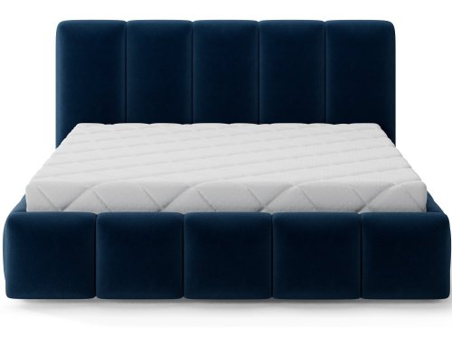 Posteľ Edvige + Drevený rám + plynový piest + kontajner 180x200