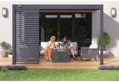 Bioklimatická pergola INTRO PLUS 4x3 m k stene