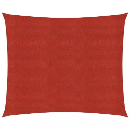 Stínící plachta obdélníková HDPE 2,5 x 2 m Dekorhome - BAREVNÁ VARIANTA: Červená
