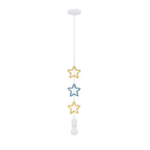 Dětská závěsná lampa STARS 1xE27