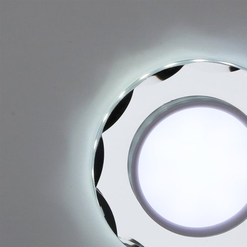 Stropné bodové svietidlo Ssp-25 Ch/Tr+Wh 8W Led 230V prstencové LED biele - POSLEDNÉ KUSY