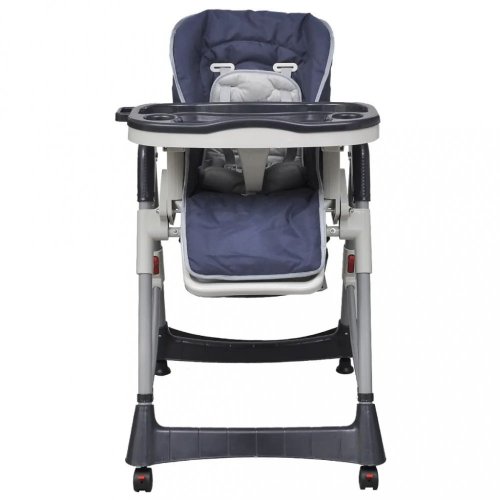 Dětská jídelní židlička Deluxe Dekorhome - BAREVNÁ VARIANTA: Tmavě modrá