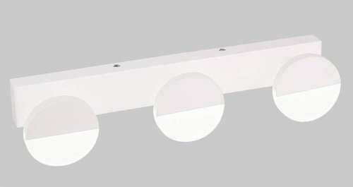 Nástěnná lampa do koupelny bílá trojitá LED 3W 4000K Sing