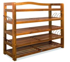 Botník z akátového dřeva D105380 Dekorhome