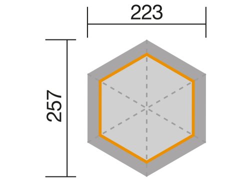 Dřevěný zahradní altán 233