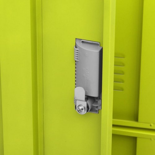 Uzamykatelná kancelářská skříň kov Dekorhome - BAREVNÁ VARIANTA: Zelená