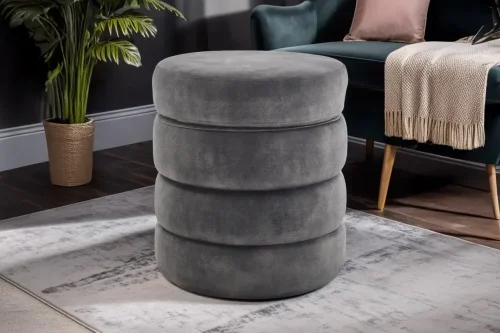 Taburet GUEDO Dekorhome samet