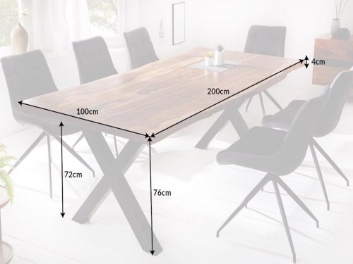 Jedálenský stôl ATLAS Dekorhome - ROZMER: 180x90x76 cm