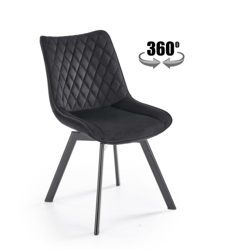 Otočná jedálenská stolička K520 - BAREVNÁ VARIANTA: Sivá