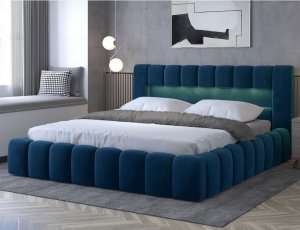 Posteľ Lamica 180x200 + Drevený rám/Štandardný zdvih/kontajner