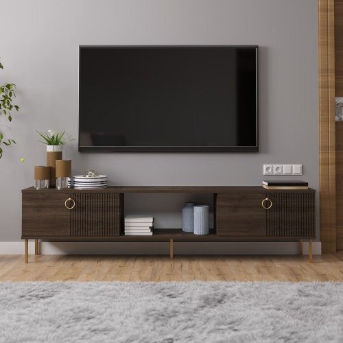 TV stolek Paye - Walnut