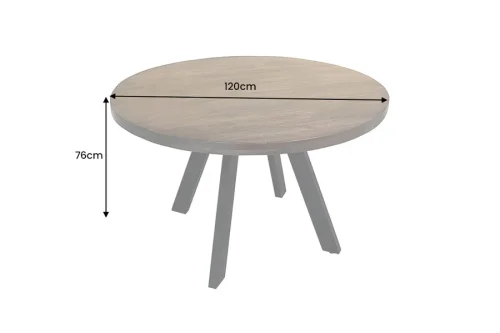 Jídelní stůl THOR 120 cm Dekorhome