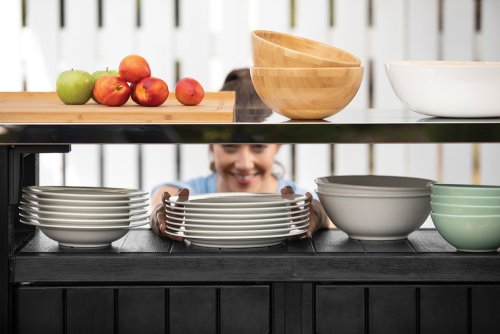 Záhradný stôl / skriňa s drezom UNITY CHEF 415L