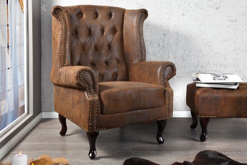 Chesterfield křeslo MIDAS Dekorhome
