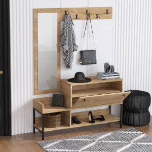 Skrinka na topánky / Botník Nonso - Sapphire Oak