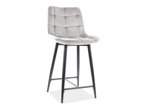 Barová židle CHIC H-2 - BAREVNÁ VARIANTA: Světle šedá