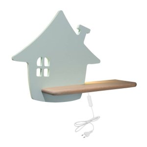 Detská nástenná lampička HOUSE LED