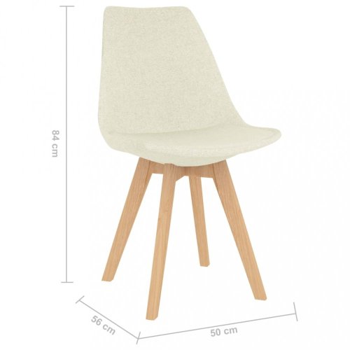 Jedálenský set 4 + 1 buk / látka / plast Dekorhome