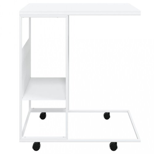 Příruční stolek s kolečky Dekorhome - BAREVNÁ VARIANTA: Bílá