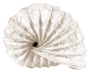 Papierová stolová lampa, nočná biela 40W Slimák