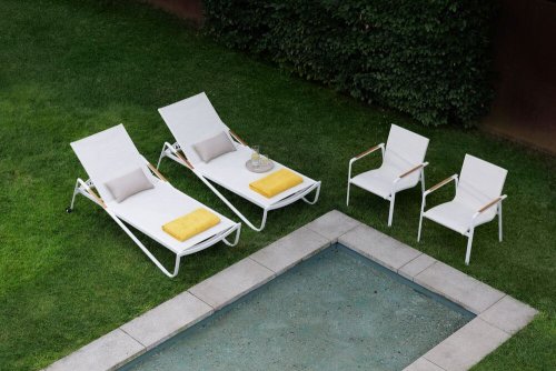 Polohovací zahradní lehátko DIAMOND