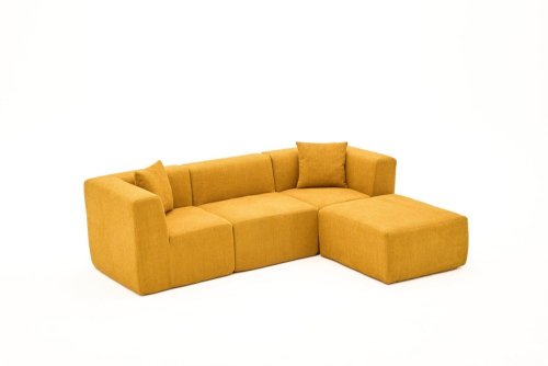 Rohová sedacia súprava / Rohová pohovka Raks - Orange