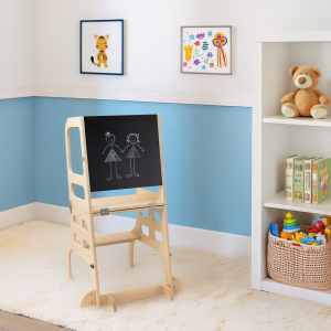 Montessori učiaca veža s tabuľou MAGAN
