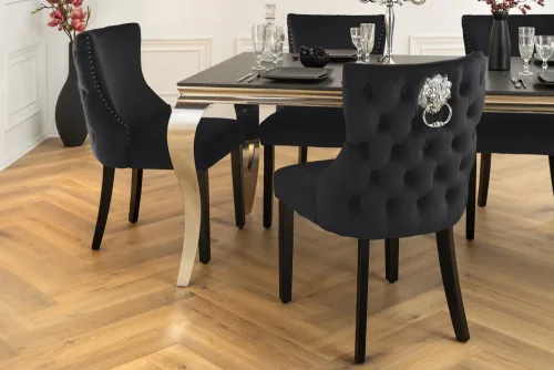 Chesterfield jedálenská stolička 2 ks FRIXON LION Dekorhome