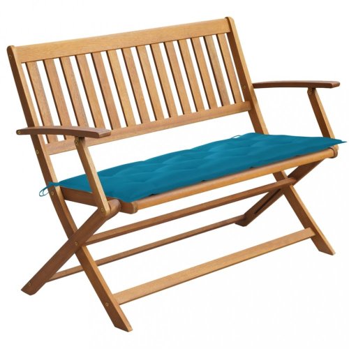 Zahradní lavice s poduškou 120 cm Dekorhome