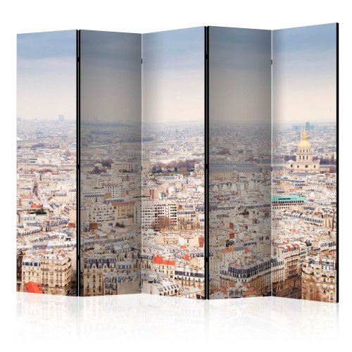 Paraván Paris Streets Dekorhome - ROZMĚR: 135x172 cm (3-dílný)