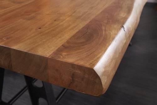 Jedálenský stôl ATHAMÁS Dekorhome - BAREVNÁ VARIANTA: Prírodné drevo