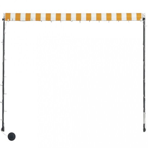 Zatahovací markýza s LED světlem 200x150 cm Dekorhome