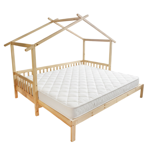 Detská Montessori posteľ KESIO s prístelkou